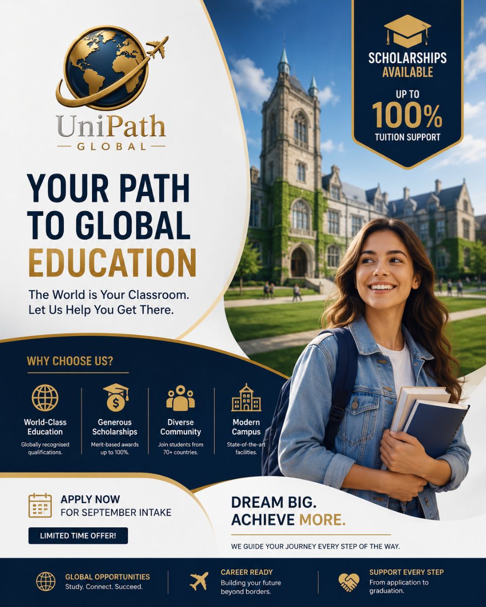 50% Admissions Scholarship